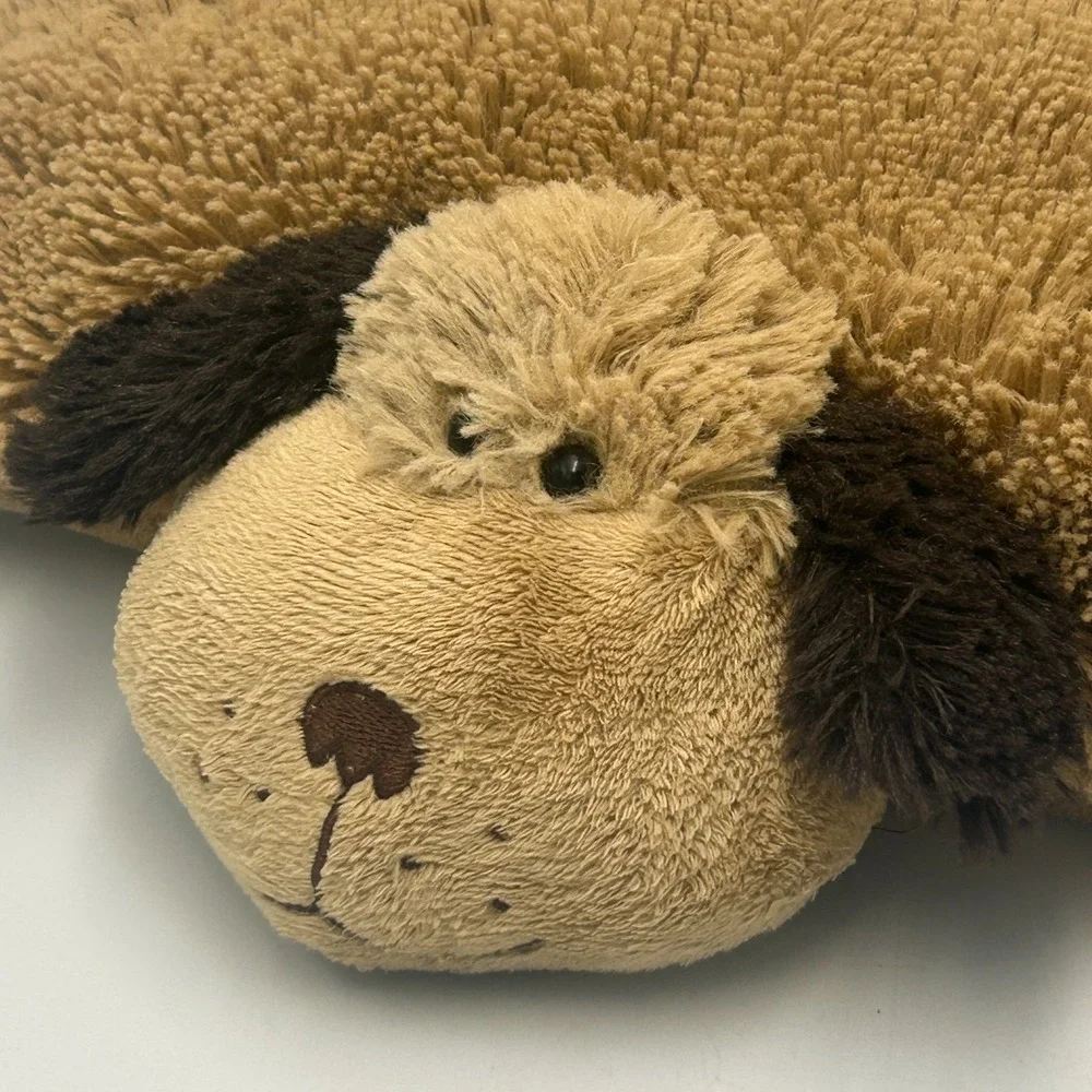 Pillow Pets Dog Pee Wee Puppy Plush Brown Tan Stuffed Animal Toy 12